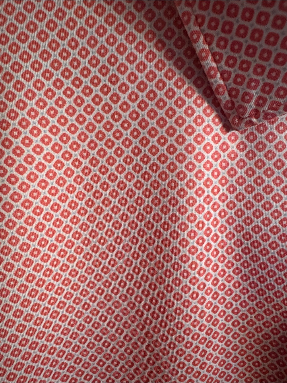 Peter Millar Light Pink Micro-Geo Performance Polo - Picture 3 of 4
